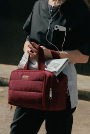 NECESER PUFFER MULTIUSOS - BURGUNDY