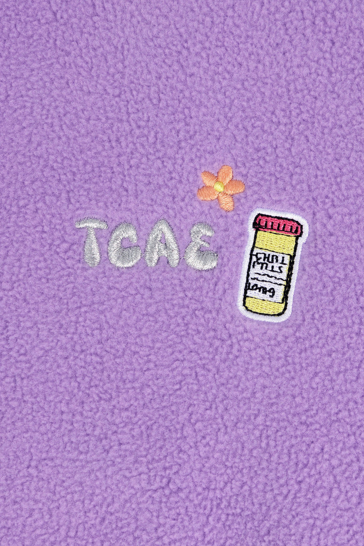 BRIGHTS "TCAE" FLEECE JACKET - LILAC REMEDY  