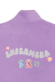 CHAQUETA POLAR ENFERMERA BRIGHTS LILAC REMEDY