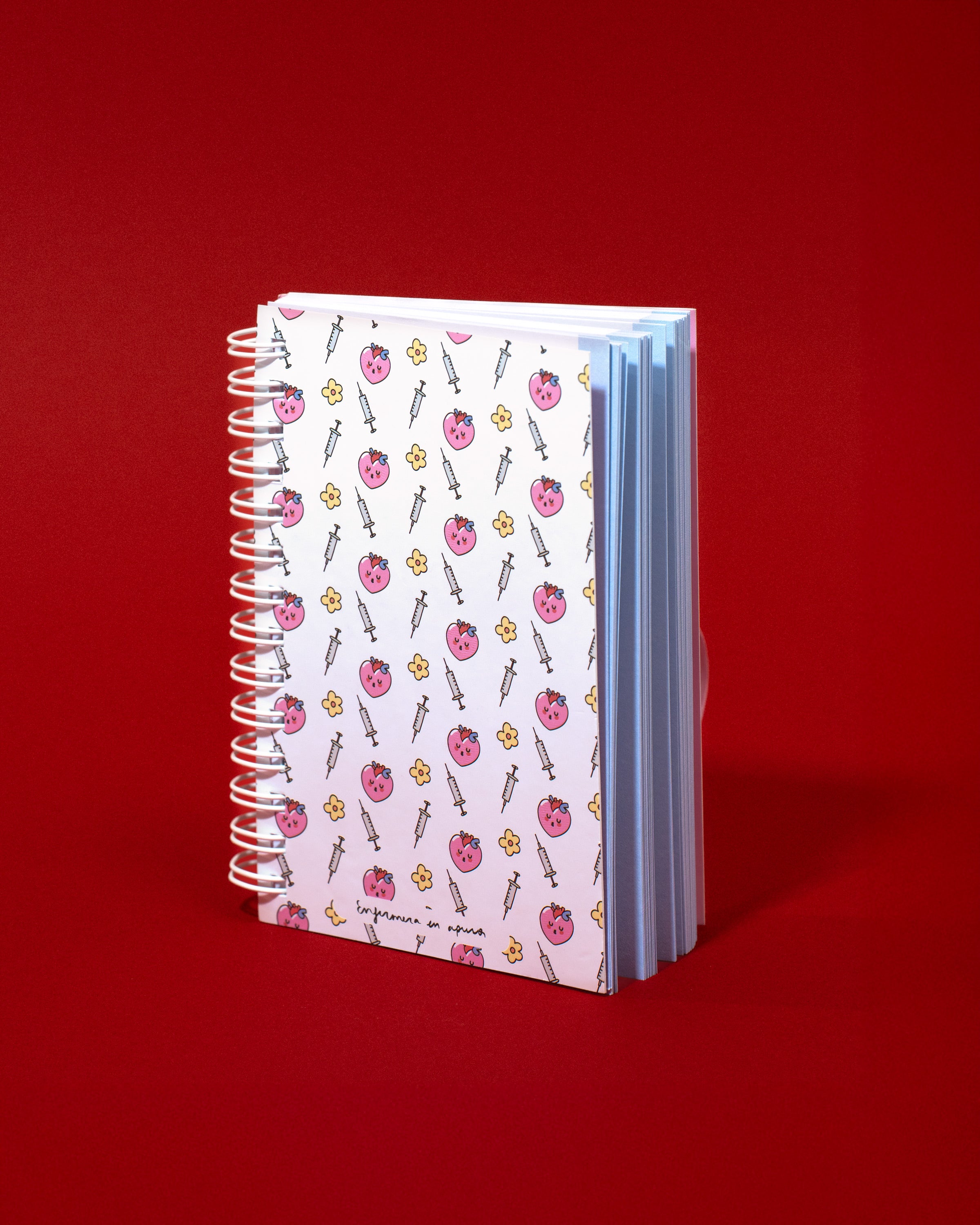 LIBRETA MINI CON ANILLAS - CORAXONXITO🩷