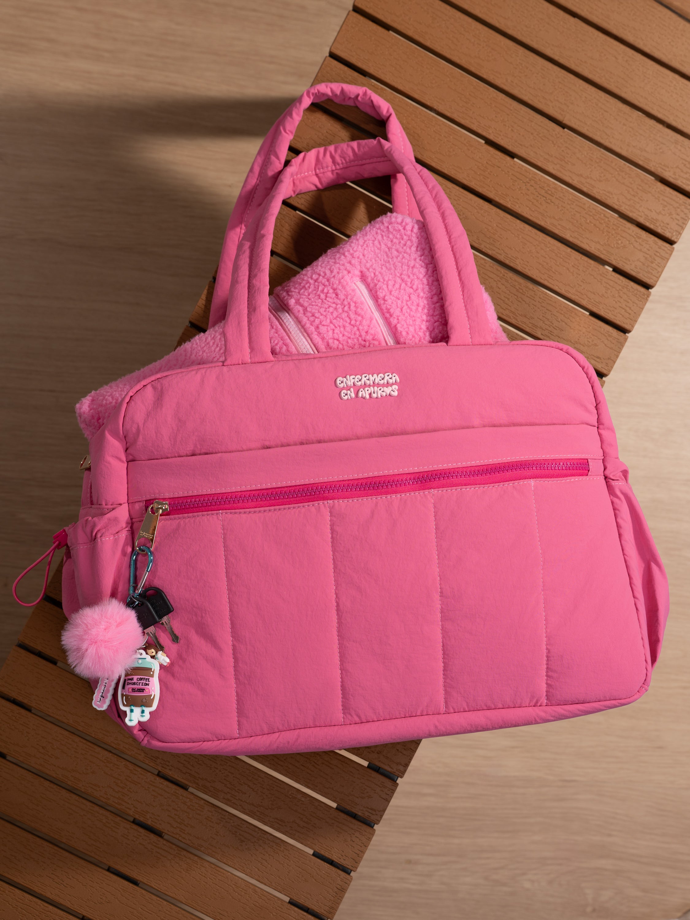 DUFFLE BAG - HOT PINK💗