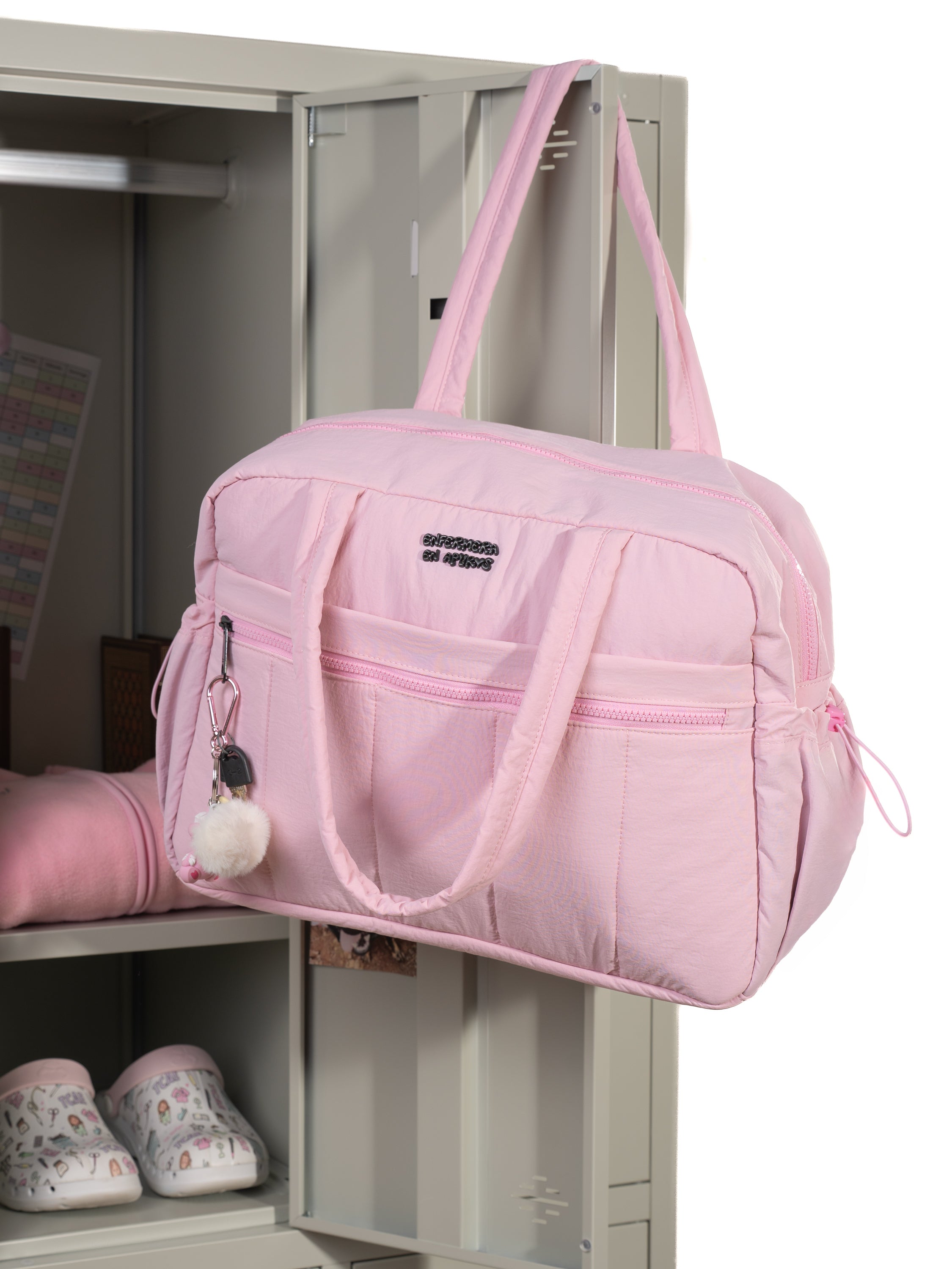 DUFFLE BAG - BABY PINK💗