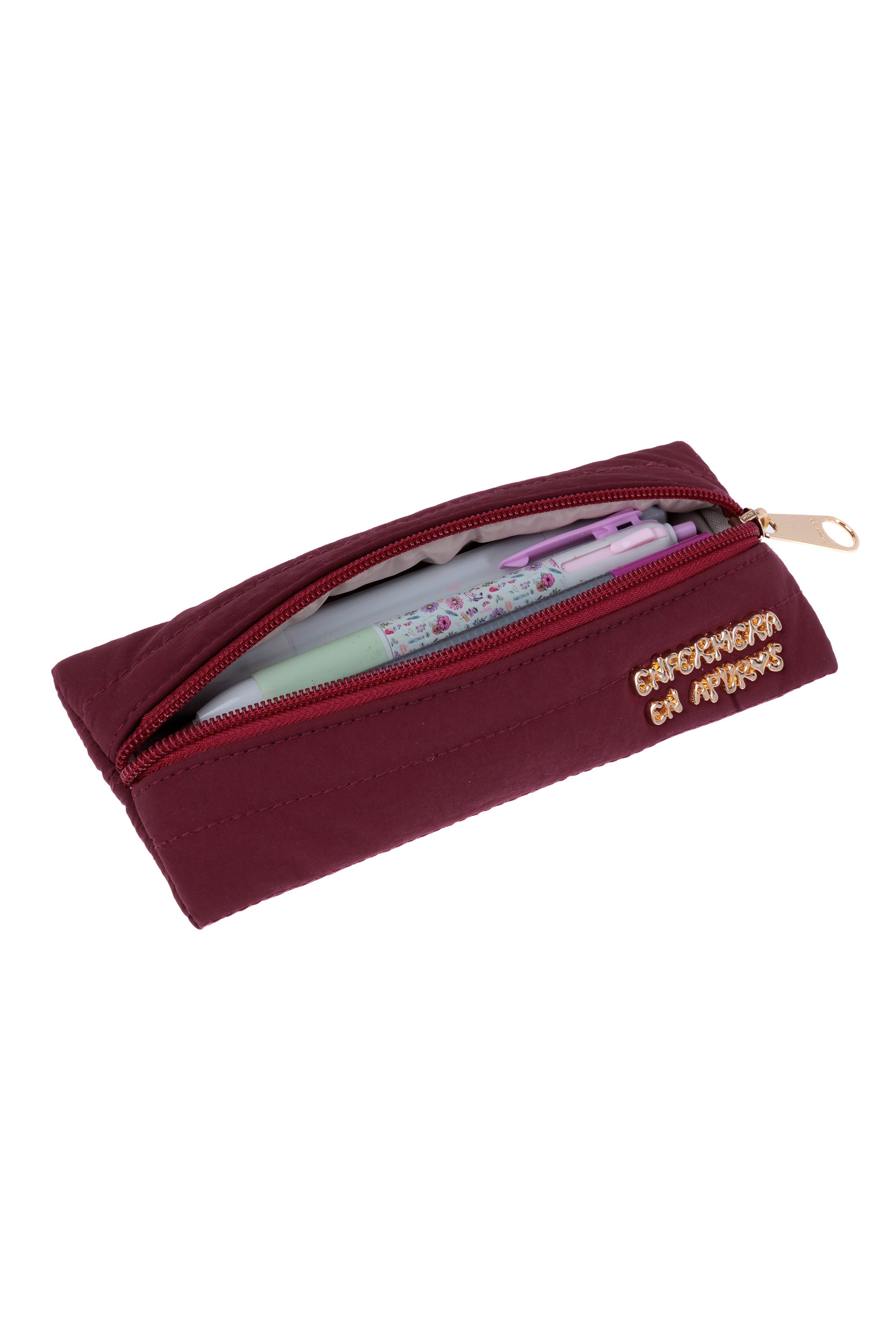 PUFFER CASE - BURGUNDY