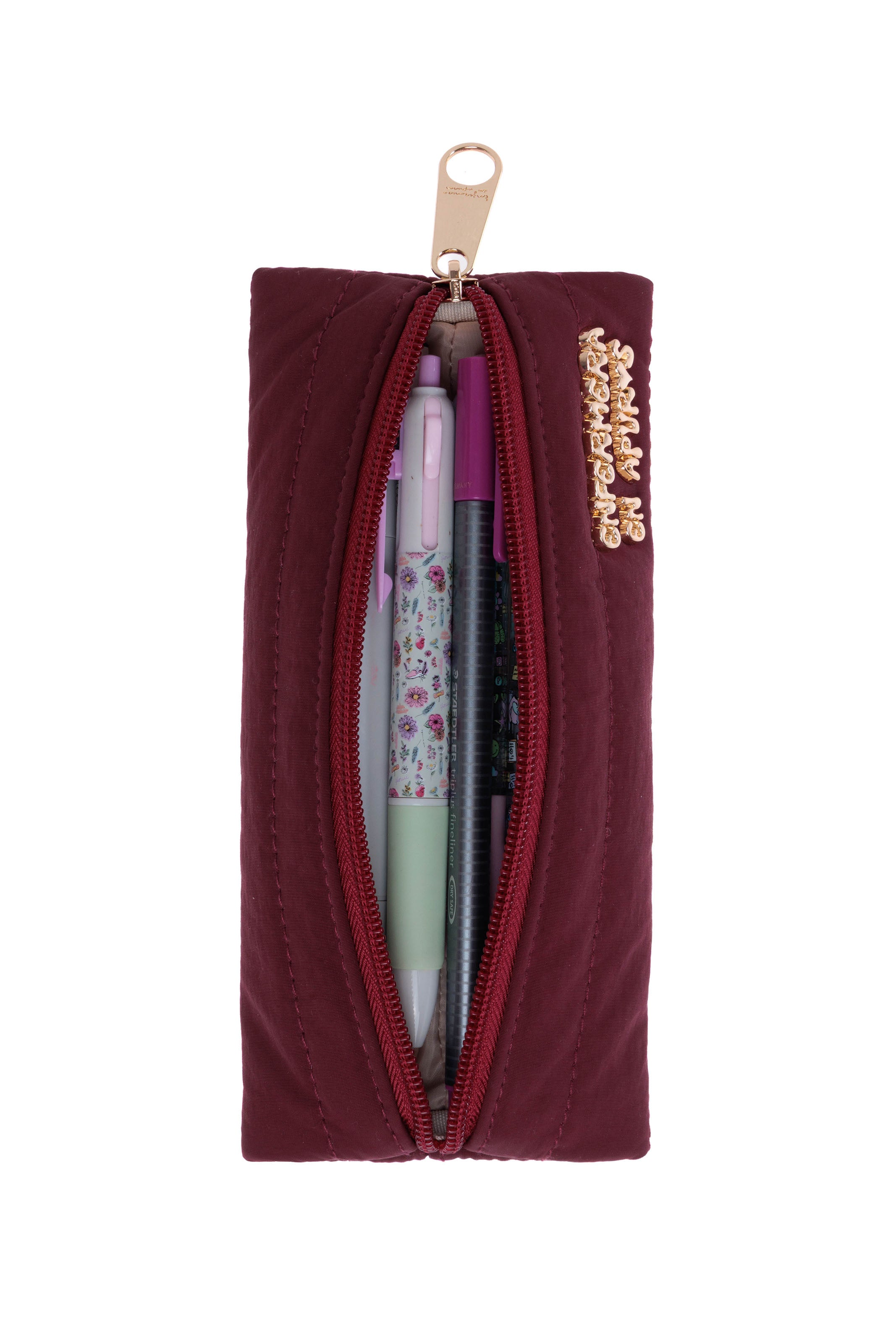 PUFFER CASE - BURGUNDY