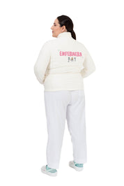 CHAQUETA POLAR ENFERMERA COLORS - CLOUD WHITE
