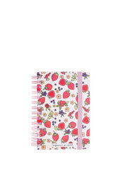 MINI NOTEBOOK WITH RINGS - STRAWBERRY🍓