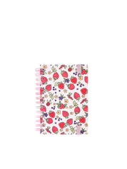 MINI NOTEBOOK WITH RINGS - STRAWBERRY🍓