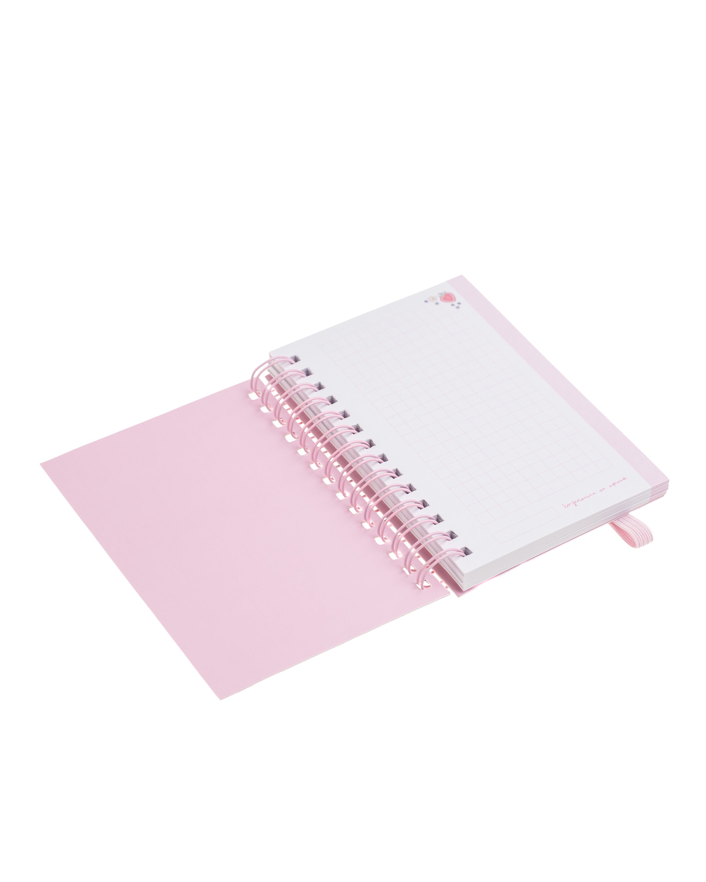 MINI NOTEBOOK WITH RINGS - STRAWBERRY🍓