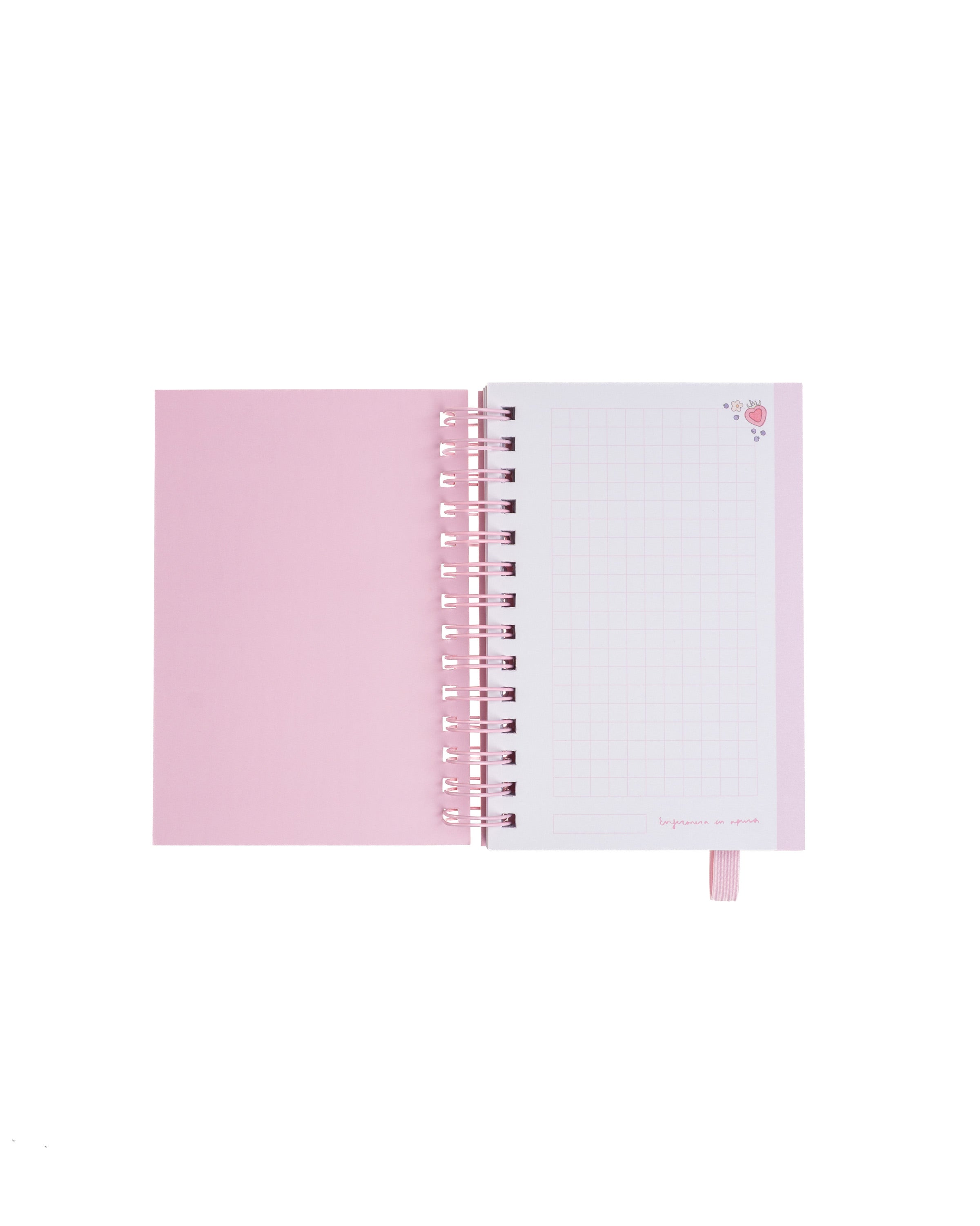 MINI NOTEBOOK WITH RINGS - STRAWBERRY🍓