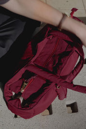 BOLSO PUFFER - BURGUNDY