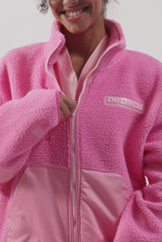 CHAQUETA POLAR RELAXED PINK - ENFERMERA