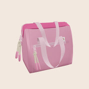 LUNCH BAG WITH HANDLES PINK - SOFT COLORS