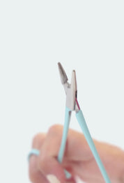 FORCEPS "SYRINGE" - AQUAMARINE 