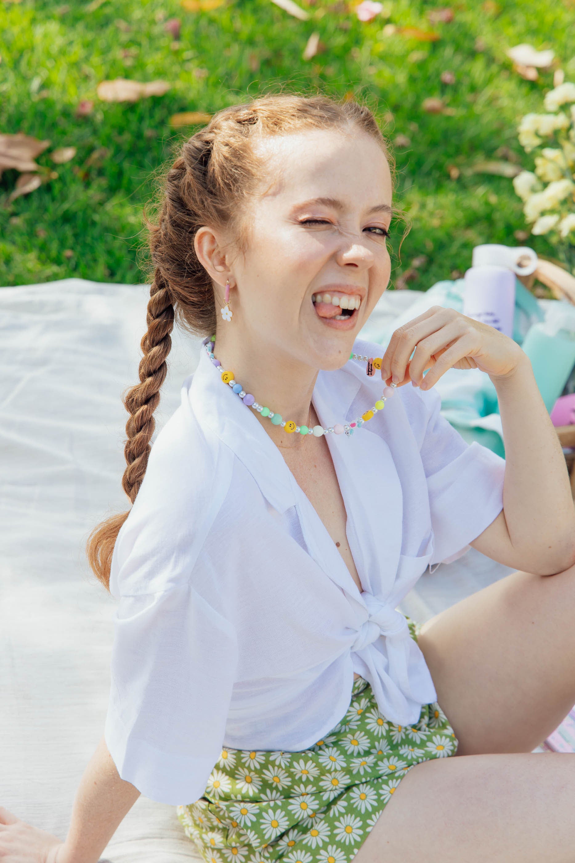 NECKLACE APURADO  "SMILEY"