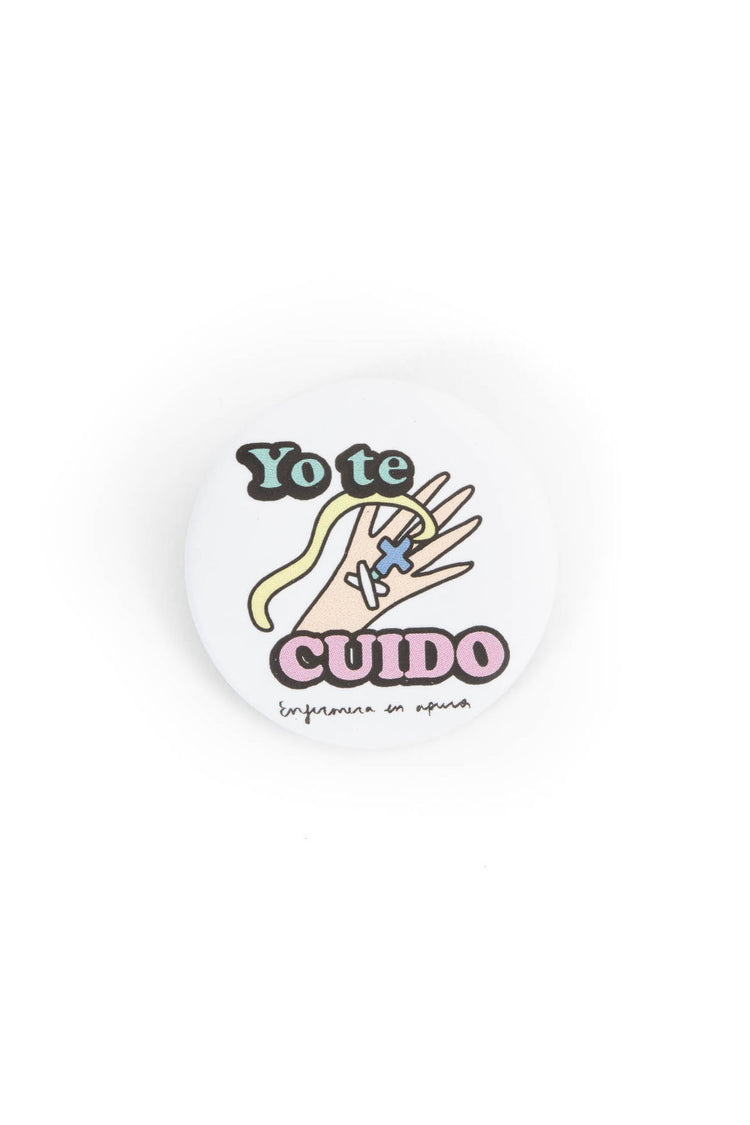 BADGE "YO TE CUIDO" (I take care of you)