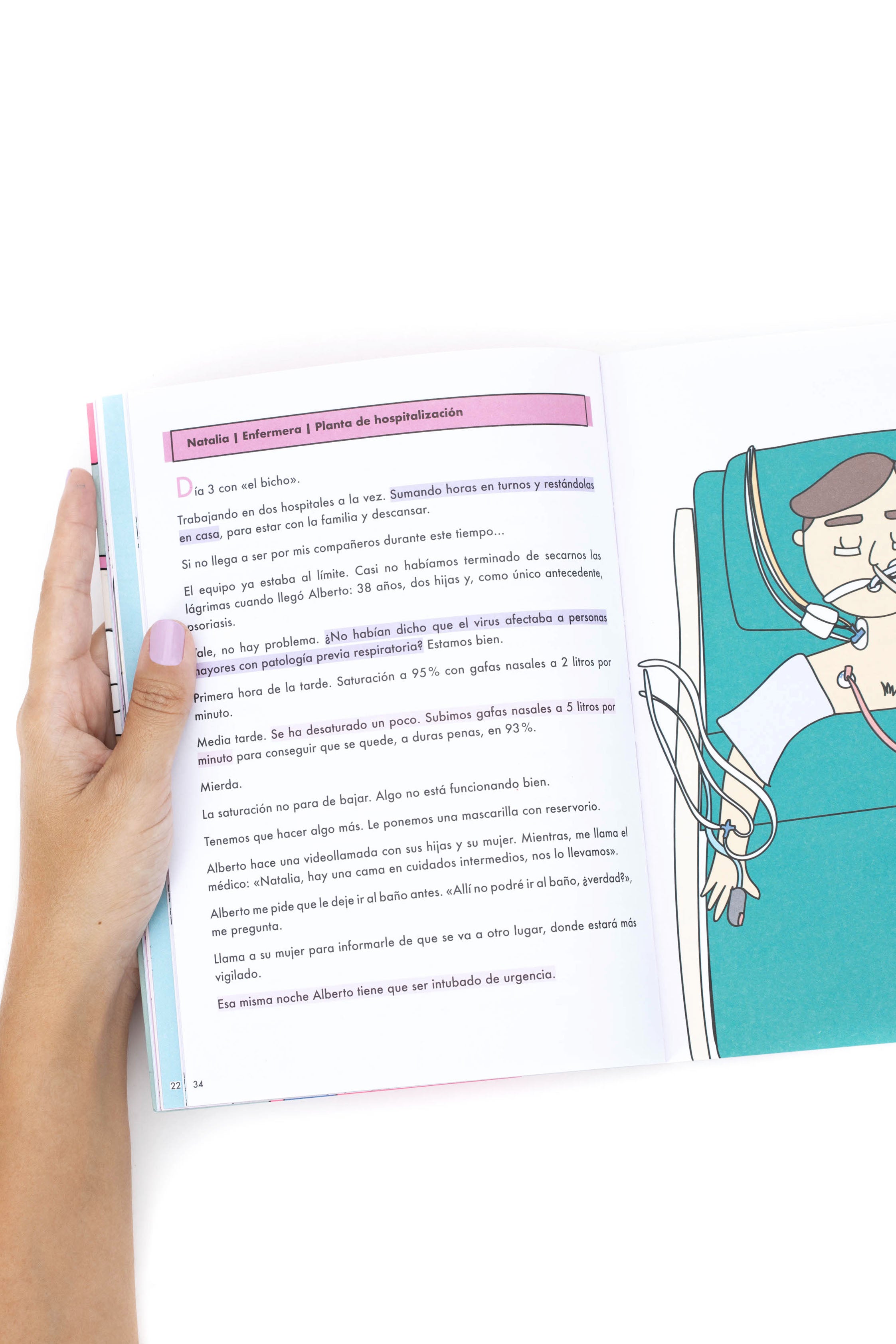 Book "Coronavirus. Historias reales en primera línea de batalla"