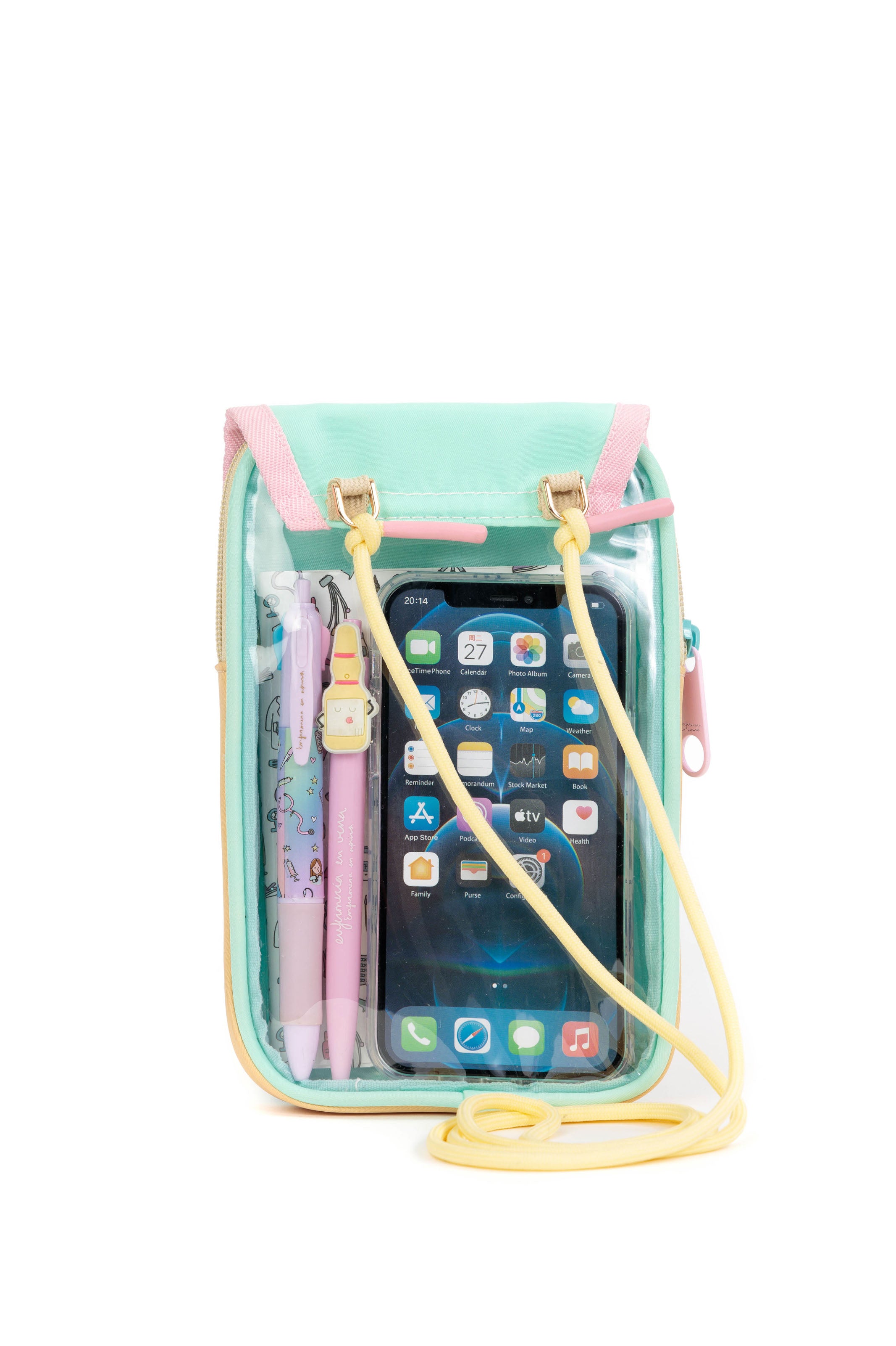 CROSSBODY DAY TO DAY TACTILE - AQUAMARINE