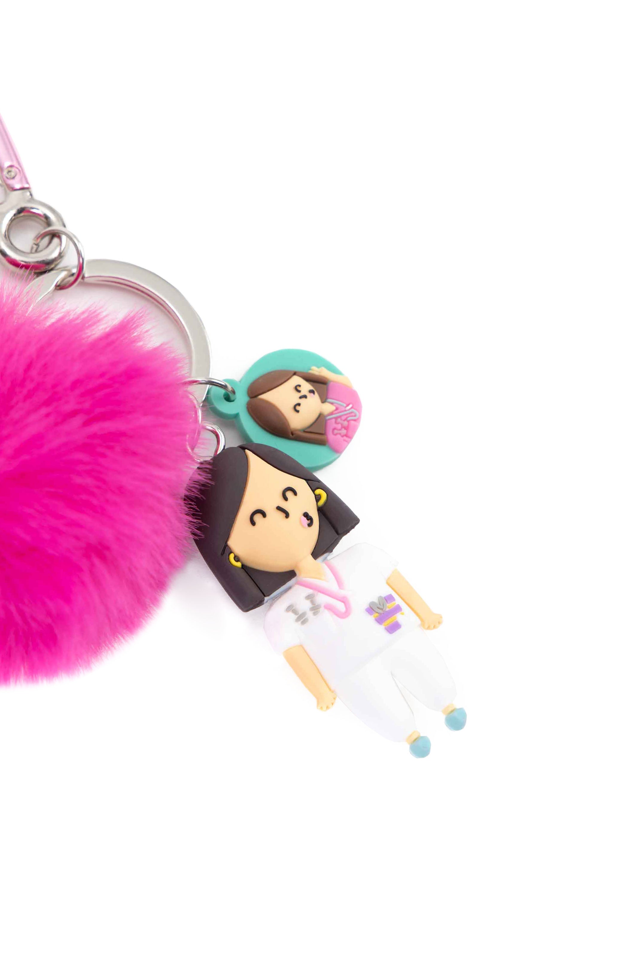 KEYCHAIN NURSE - SHORT HAIR 👩🏻