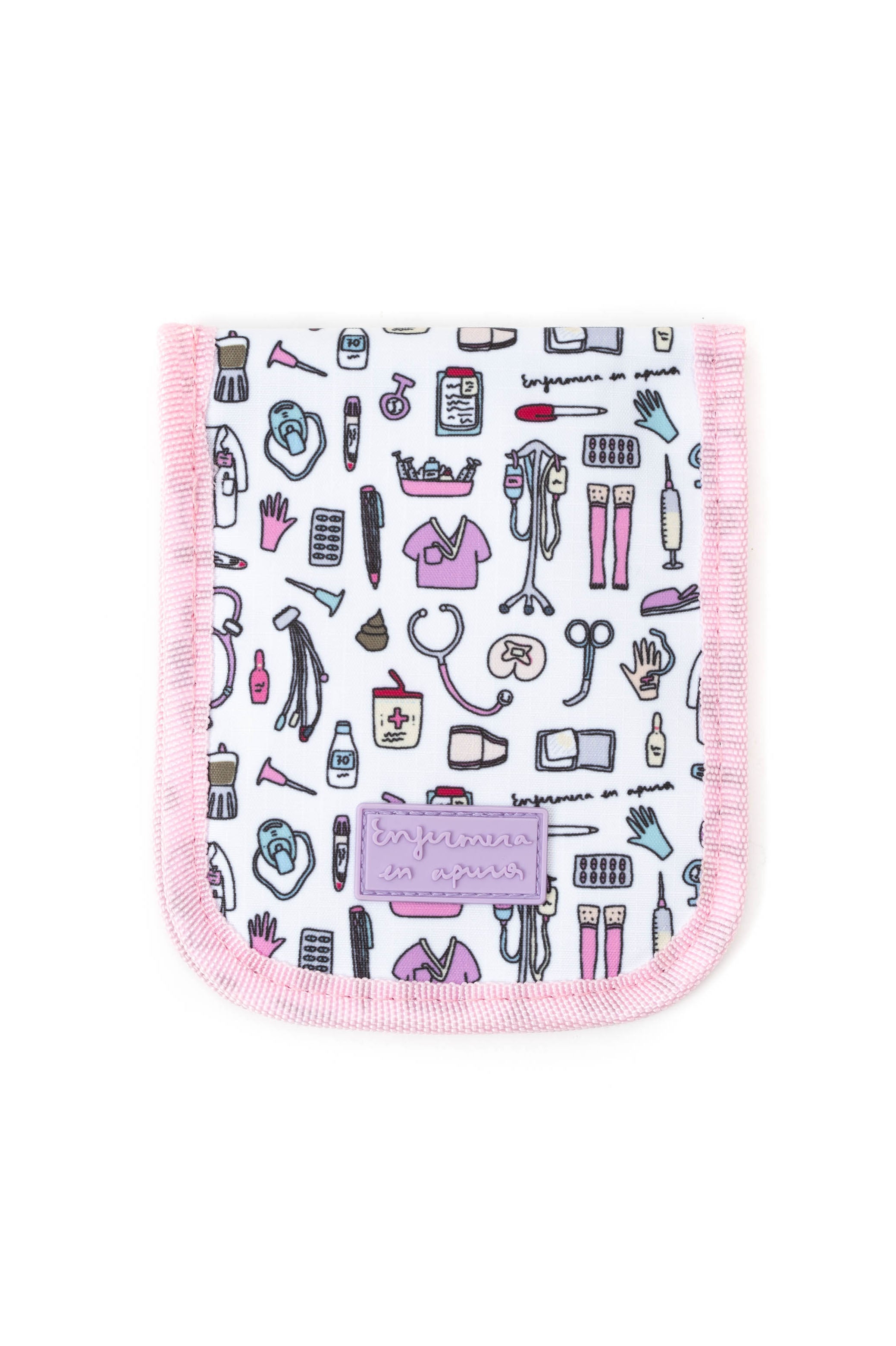 ORGANIZADOR DE BOLSILLO - COSAS DE ENFERMEROS ROSA