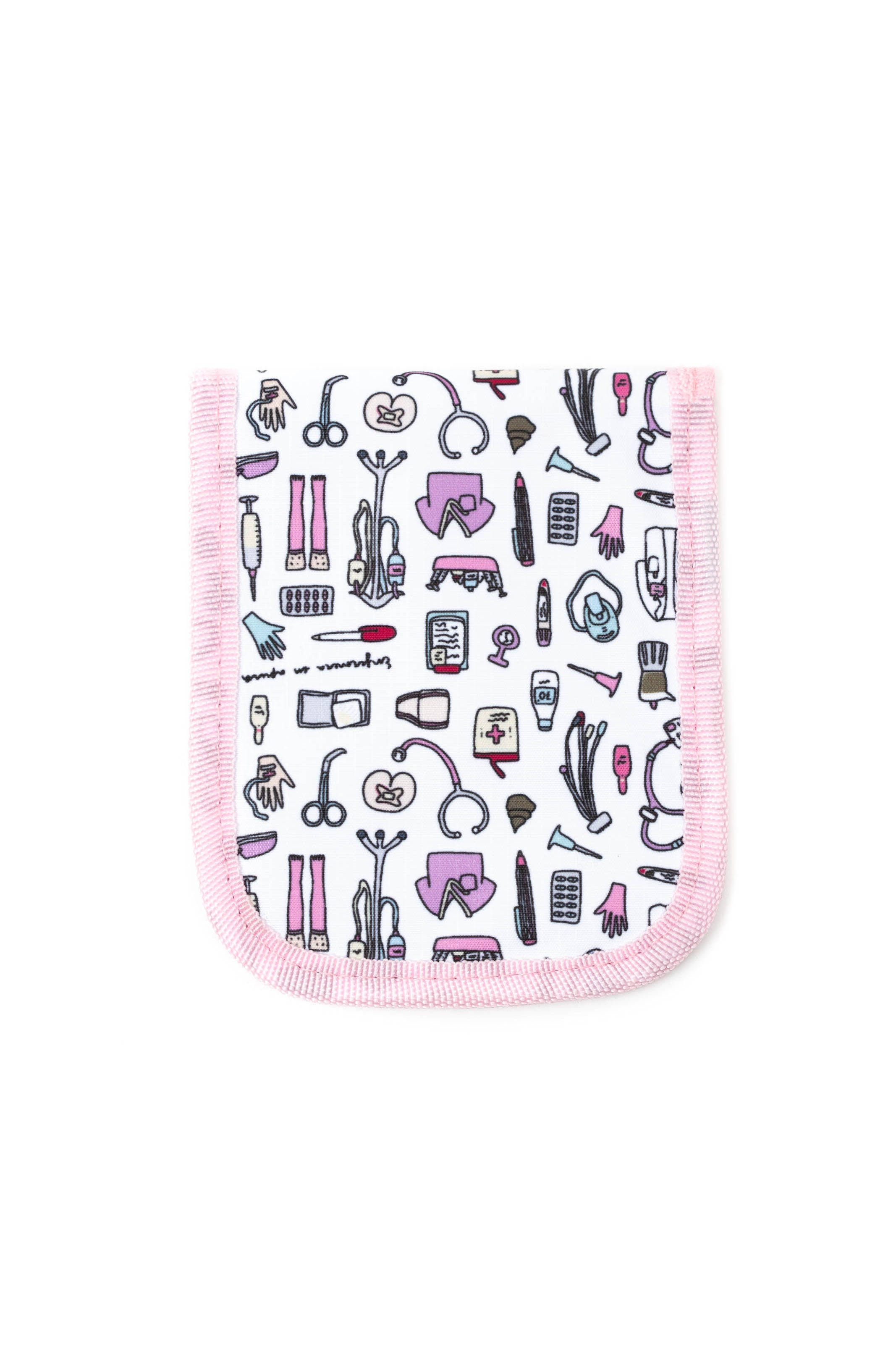 ORGANIZADOR DE BOLSILLO - COSAS DE ENFERMEROS ROSA