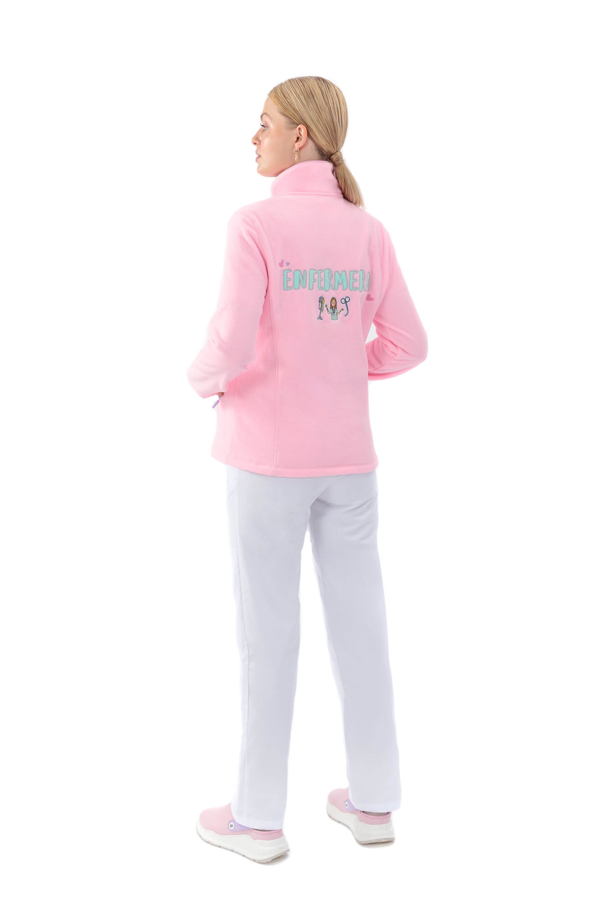 CHAQUETA POLAR ENFERMERA COLORS SWEET PINK Enfermera En Apuros chaqueta-polar-enfermera-colors-sweet-pink-enfermera-en-apuros