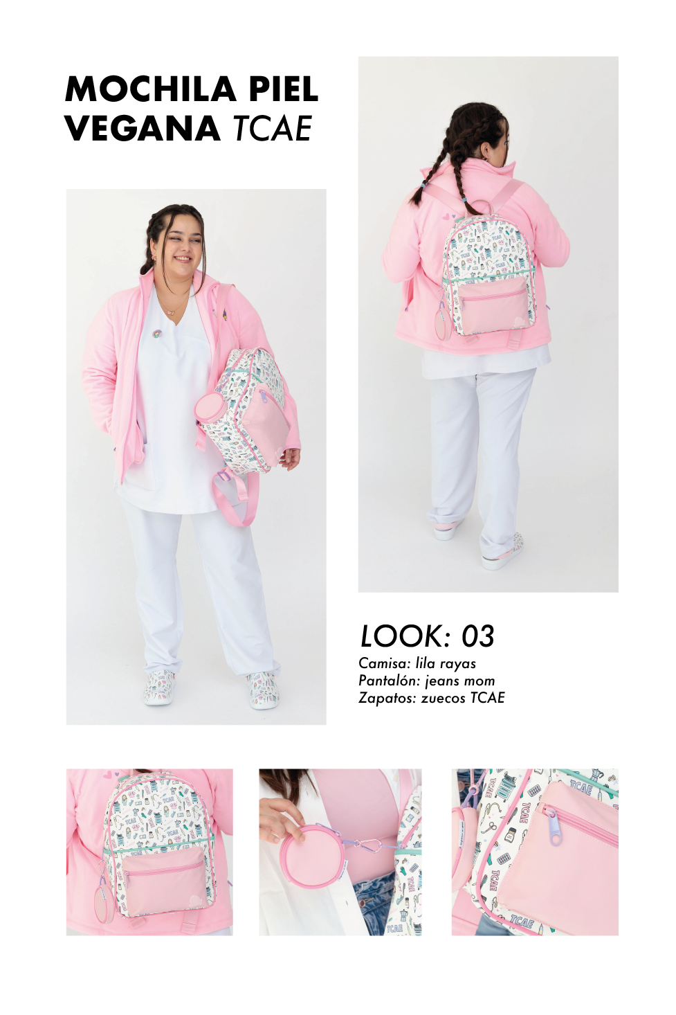 MOCHILA PIEL VEGANA - TCAE